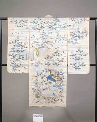 白麻地御所解模様帷子 / White Linen Katabira with Goshotoki Pattern image