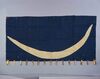 紺地三日月紋旗/Navy Blue Flag with Crescent Crest image