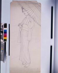 唐傘を持つ女 image