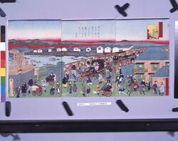 東京名所之内 日本橋真景之図 / Famous Places of Tokyo : True View of Nihombashi Bridge image