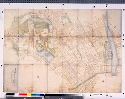 上野御山浅草御蔵三御屋敷三町四方之図 / Map of Asakusa Shogunate Warehouse Three Residences, Three Towns, and Vicinity image