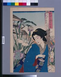東京自慢十二ヶ月　五月　堀切の菖蒲 / The Pride of Tokyo's Twelve Months : May, Irises at Horikiri image