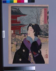 東京自慢十二ヶ月 十二月 浅草市 / The Pride of Tokyo's Twelve Months : December, Asakusa Market image