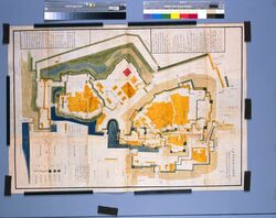 江都御城詰番所之道絵図 / Pictorial Map of Guard Stations of Edo Castle image