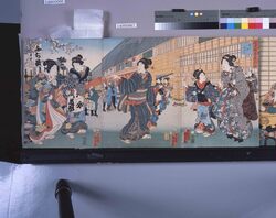 錦絵版画帖 ー 七小町吾妻風俗 かよひ小町 image