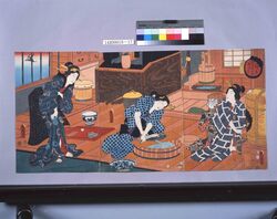 十二月の内 卯月 初時鳥 / The Twelve Months : April, Little Cuckoo image