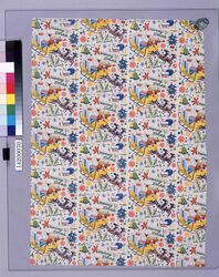 三越包装紙（サンタとトナカイ） / Mitsukoshi Wrapping Paper (Santa and Reindeer; Department Store Wrapping Paper Collection) image