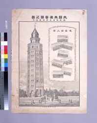 大日本凌雲閣之図 / Portrayal of Ryounkaku Tower in Great Japan image