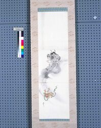 粉本 鍾馗と鬼 / Shoki and Demon (Shibata Zeshin's Sketch) image