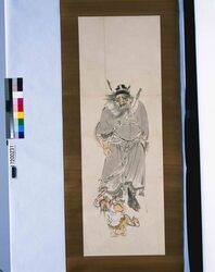 粉本 鍾馗と鬼 / Shoki and Demon (Shibata Zeshin's Sketch) image