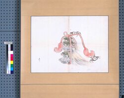 粉本 徳若五万歳 / Tokuwaka Gomanzai (Shibata Zeshin's Sketch) image