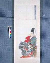 粉本　源義家　名古曽の関 / Minamoto no Yoshiie: Nakoso no seki (Shibata Zeshin's Sketch) image