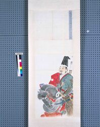 粉本 源義家 名古曽の関 / Minamoto no Yoshiie: Nakoso no seki (Shibata Zeshin's Sketch) image