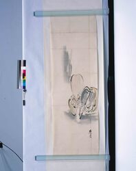 粉本 福禄寿 / Fukurokuju (The God of Wealth and Longevity) (Shibata Zeshin's Sketch) image