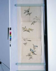 粉本 群鳥 / A Flock of Birds (Shibata Zeshin's Sketch) image