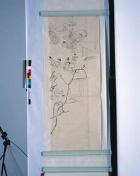粉本 雛祭り / Hinamatsuri (The Doll Festival) (Shibata Zeshin's Sketch) image