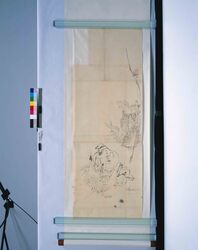 粉本 恵比寿の鯛料理 / Ebisu's Sea Bream Dish (Shibata Zeshin's Sketch) image