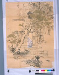 粉本 高士訪問 / Visit of a Person with Integrity (Shibata Zeshin's Sketch) image