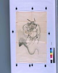 粉本 鍾馗 / Shoki (Shibata Zeshin's Sketch) image