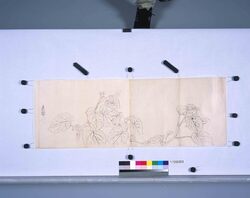 粉本 応挙写 秋海棠 / Reproduction of Okyo's Painting : Begonia Grandis (Shibata Zeshin's Sketch) image