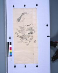 粉本 貴人荒居 / A Noble Man at Ruined House (Shibata Zeshin's Sketch) image