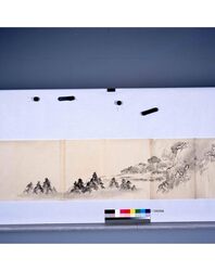 粉本 山村風景 / Mountain Village Landscape (Shibata Zeshin's Sketch) image