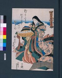 中村芝翫九変化ノ内 雨乞小町 / Nakamura Shikan Kuhenge no uchi (Nakamura Shikan’s Dance of Nine Changes) : Amagoikomachi image
