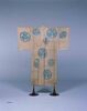 白麻地葵紋散浴衣/White Linen Summer Kimono with Aoimon Crest image