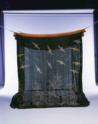 松に千鳥模様蚊帳 / Mosquito Net designed with Pine and Chidori image