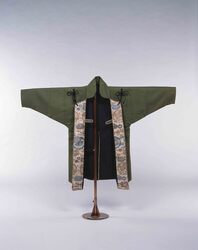 萌黄羅紗地レクション羽織 / Yellow-green Raxa Overgarment for Training image