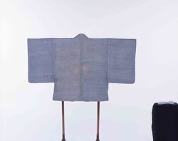紙衣 羽織(亀甲・草穂模様) / Paper Overgarment (Tortoiseshell and Spikelet Pattern) image