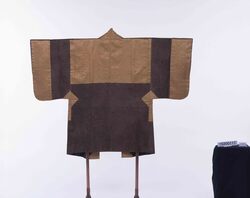 紙衣 羽織（緞子地継合） / Paper Overgarment (Patched Donsu Fabric) image