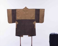 紙衣 羽織(緞子地継合) / Paper Overgarment (Patched Donsu Fabric) image