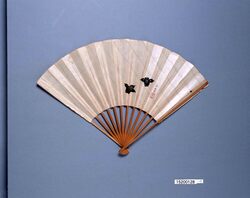 菱漆絵扇面 / Rhombus-lacquered Fan image