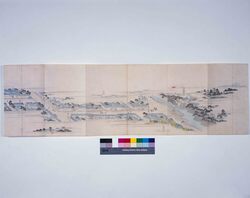日光道中絵図粉本 / Document of Transportation image