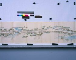 日光道中絵図粉本 三 / Document of Transportation image