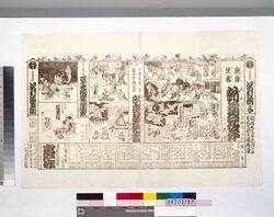 辻番付(明治31年5月1日 宮戸座) / Kabuki Playbill (May 1, 1898, Miyakoza) image