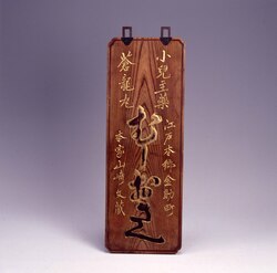 むしおさへ蒼龍丸 看板 / Signboard for Mushiosae Sōryūgan image