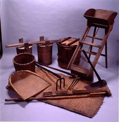 万石通し / Mangokudōshi (Device to Separate Brown Rice from Husks) image