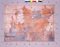 帝都大震火災系統地図 / Map of the Great Earthquake and Fires in the Imperial Capital image
