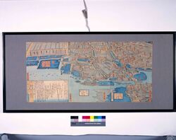 江戸名所独案内 / Self-guide Map to Famous Places of Edo image