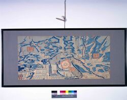 江戸名所独案内 / Self-guide Map to Famous Places of Edo image