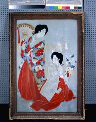 ガラス絵　舞美人 / Glass Picture (“Dancing Beauties”) image