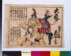 浅草公園花やしき大象 / A Giant Elephant of Asakusa Park Hanayashiki image