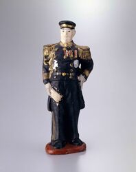 素焼将校人形 / Unglazed Officer Doll image