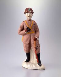 素焼将校人形 / Unglazed Officer Doll image