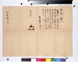 老中阿部正允書状 / Document of Samurai Class image