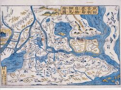 成田・香取・鹿島・息栖細見絵図 / Detailed Illustrated Map of Narita, Katori, Kashima, and Ikisu image