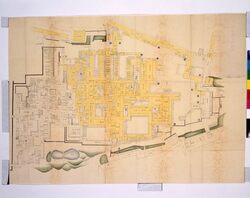 (江戸城)御表御座敷絵図 / (Edo Castle) Illustrated Map of the Rooms of the Outer Palace image