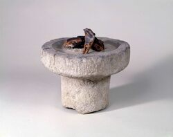 ひで鉢 / Hidebachi (Stone Bowl to Burn Resinous Pine Wood) image